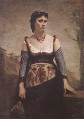 Jean Baptiste Camille  Corot Agostina (mk11)